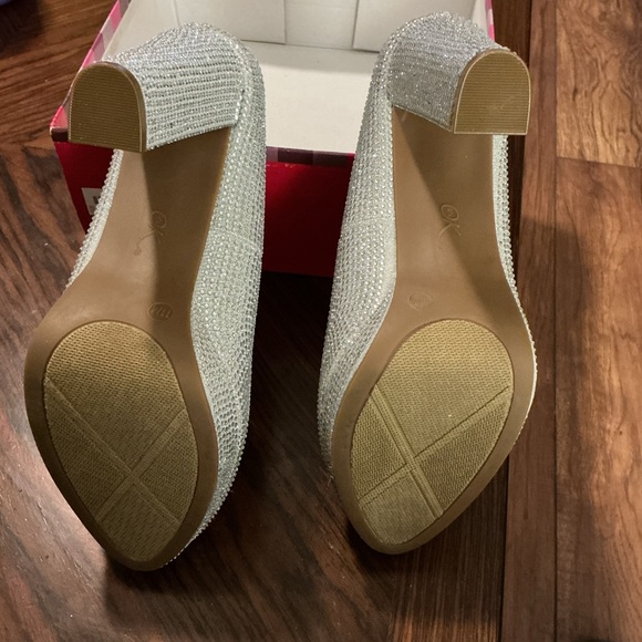 Silver Rhinestone Heels - Picture 6 of 8